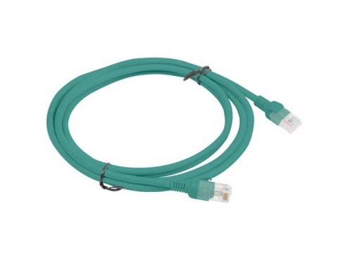 PATCHCORD KAT.5E UTP 0.25M ZIELONY FLUKE PASSED LANBERG 10-PACK