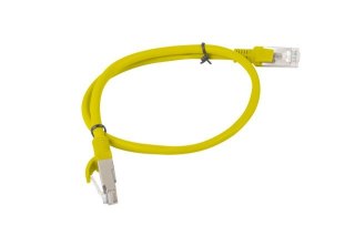PATCHCORD KAT.5E UTP 0.25M ŻÓŁTY FLUKE PASSED LANBERG 10-PACK