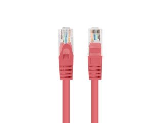 PATCHCORD KAT.5E UTP 0.5M CZERWONY FLUKE PASSED LANBERG 10-PACK