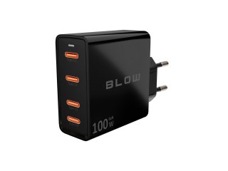 BLOW ŁADOWARKA SIECIOWA GNIAZDO USB-CX4 PD 100W GAN CZARNA