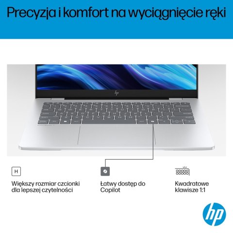 HP OmniBook 7 AI 14-fr0221nw Ultra 5 225U 14"2K 300nits AG 16GB LPDDR5-5200 SSD512 Intel Graphics Cam 5 Mpx IR 68Wh Win11 Glacia