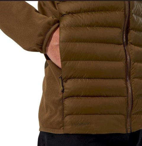 Kurtka hybrydowa męska Berghaus Vaskye Hooded Hybrid Jacket roz. L brązowa