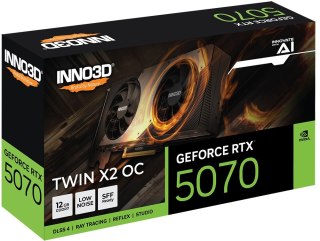 Karta graf. INNO3D GeForce RTX 5070 TWIN X2 OC 12GB