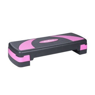 REBEL ACTIVE STEP DO AEROBIKU I ĆWICZEŃ FITNESS, 3 STOPNIE, 78 CM, SZARO-FIOLETOWY RBA-3225-PU