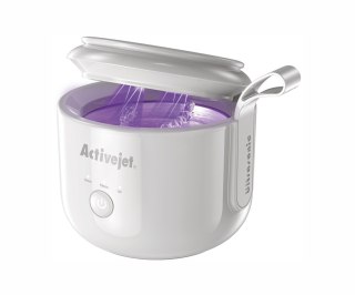Activejet Myjka ultradźwiękowa UV akumulatorowa USB AUC-198 biała