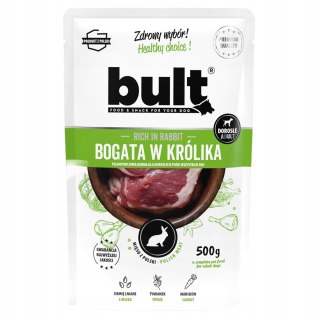 BULT Saszetka mielonka bogata w królika karma mokra dla psa 500g