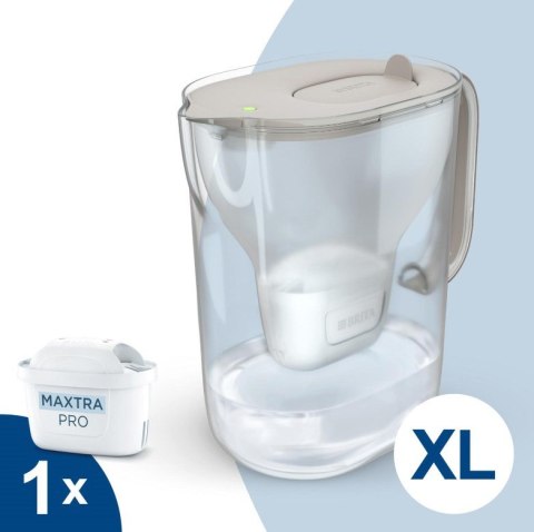 Dzbanek filtrujący BRITA Style ESSENTIAL XL piaskowy + Filtr MX Pro Pure Performance ?