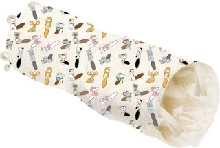 ZOLUX Zabawka dla kota tunel wzór koty i myszy CHATOUILLE 50cm