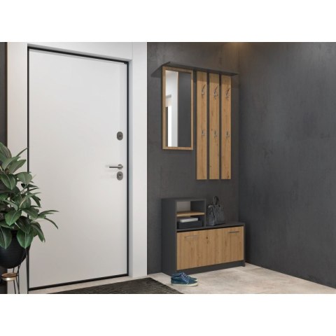 GARDEROBA SZAFKA NA OBUWIE ANTRACYT/ARTISAN