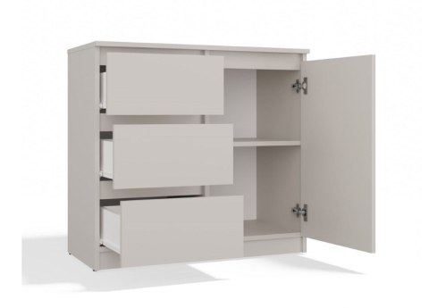 KOMODA 1 DRZWI 3 SZUFLADY KASZMIR KOMPLET