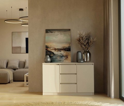 KOMODA 2 DRZWI 3 SZUFLADY KASZMIR KOMPLET