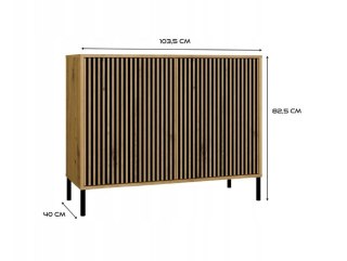 KOMODA KAMARO 2D SLIM ARTISAN/CZERŃ