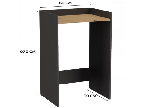 SZAFKA NA PRALKE POLA NP ANTRACYT/ARTISAN