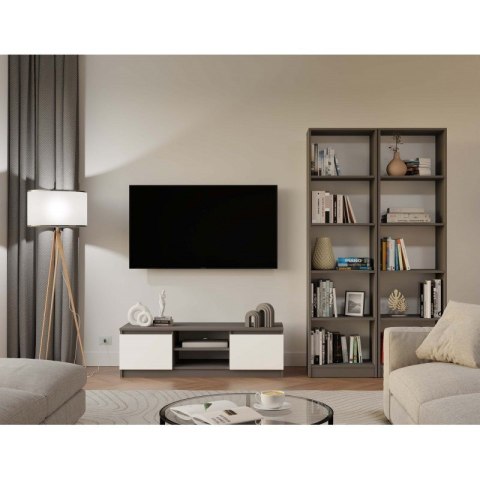 REGAŁ NA KSIĄŻKI 50 CM ANTRACYT