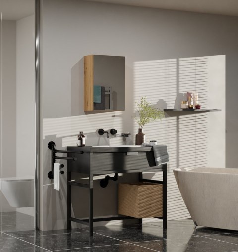 SZAFKA ŁAZIENKOWA POLA 1 DRZWI LUSTRO ARTISAN