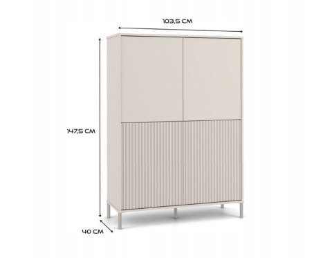 WITRYNA KAMARO 4DK SLIM/GŁ KASZMIR KPL