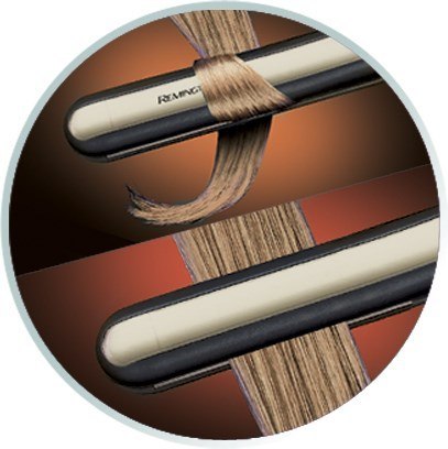 Prostownica do włosów REMINGTON S6500 (45W; kolor czarny)