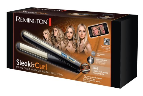 Prostownica do włosów REMINGTON S6500 (45W; kolor czarny)