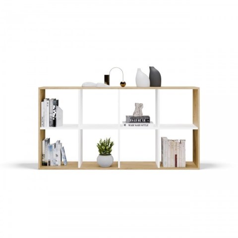 REGAŁ MALAX 2X4 ARTISAN/BIEL