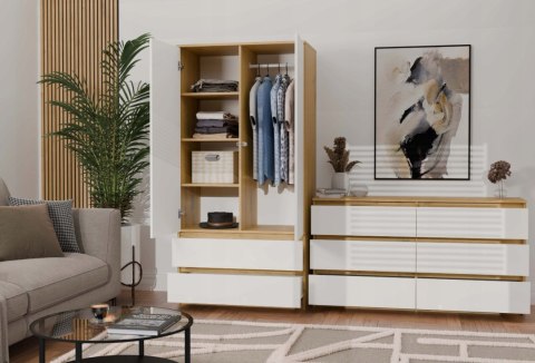 SZAFA MALWA SS-90 ARTISAN / BIEL KOMPLET