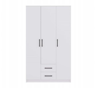 SZAFA ROMANA 120X205 BIAŁA BEZ LUSTRA KOMPLET