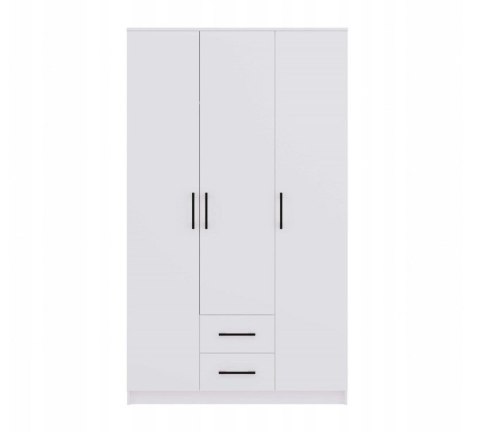 SZAFA ROMANA 120X205 BIAŁA BEZ LUSTRA KOMPLET