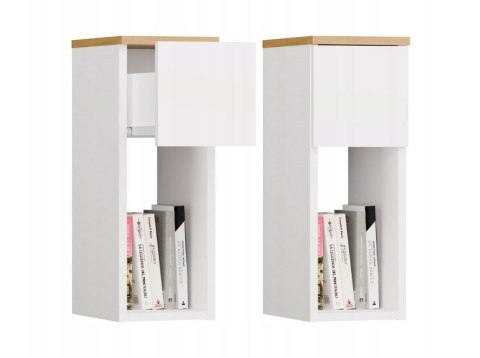 SZAFKA NOCNA GALAX 20/1S BIEL/ARTISAN