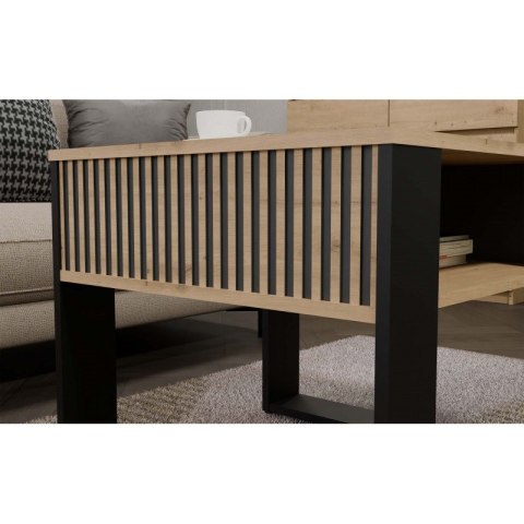 Stolik kawowy MODERN 2P MINI SLIM artisan/czarny