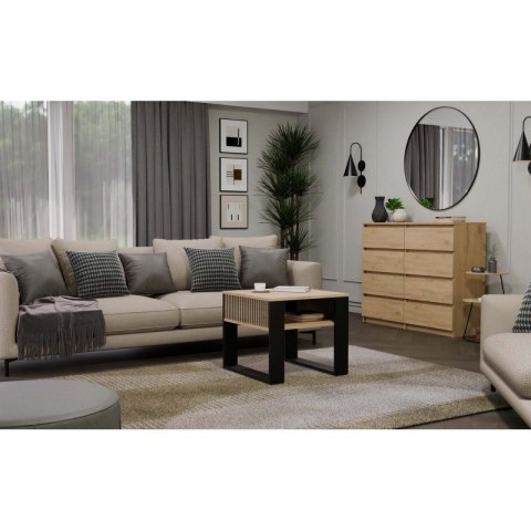 Stolik kawowy MODERN 2P MINI SLIM artisan/czarny