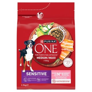 PURINA ONE MEDMAX Adult Sensitive Salmon&Rice 2,5kg