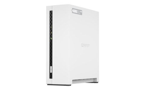 Qnap TS-133, Tower,  1 x 2.5"/3.5" SATA, ARM 1.8GHz Quad core, 2GB, 1 x 1GbE, External adapter (PSU)