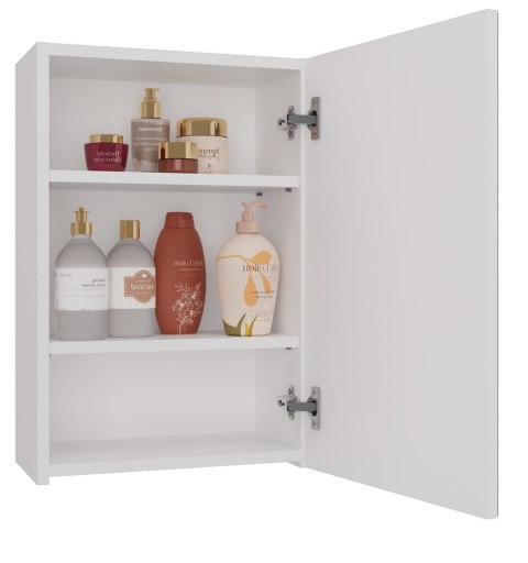 SZAFKA ŁAZIENKOWA POLA 1 DRZWI LUSTRO BIEL