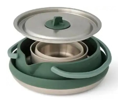 Zestaw kuchenny SEA TO SUMMIT Detour Stainless Steel Kettle Cook Set