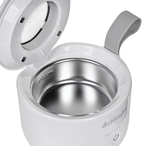 Activejet Myjka ultradźwiękowa UV akumulatorowa USB AUC-198 biała