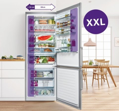 Chłodziarko-zamrażarka BOSCH KGN49LBCF