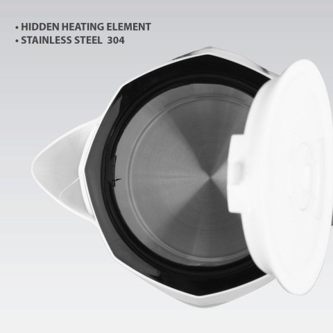 Czajnik elektryczny 1,8l 2000W MR-058-WHITE MAESTRO