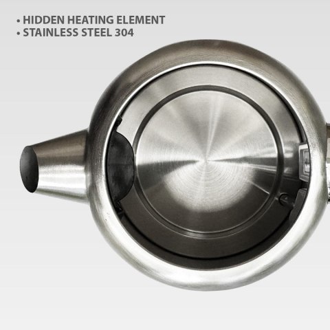 Czajnik elektryczny metalowy 1,7l 2200W MR-050 MAESTRO