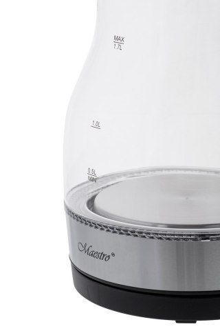 Czajnik elektryczny szklany 2200W MR-061-BLACK MAESTRO