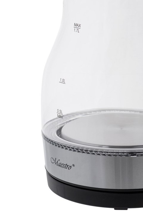 Czajnik elektryczny szklany 2200W MR-061-BLACK MAESTRO