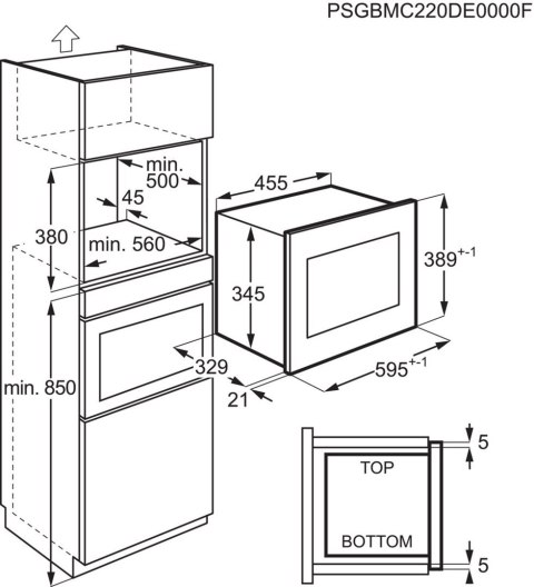 Kuchenka mikrofalowa Electrolux LMS2203EMK (700W; 20l; kolor czarno-srebrny)