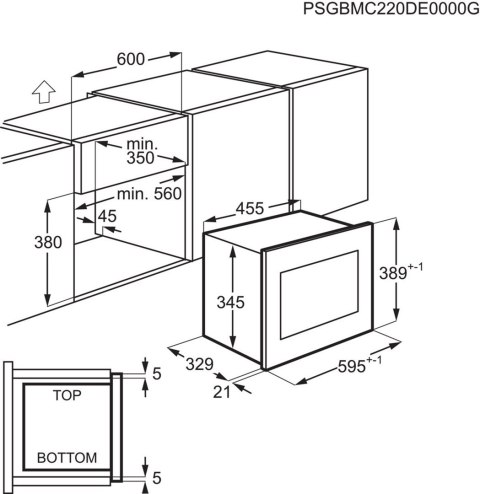 Kuchenka mikrofalowa Electrolux LMS2203EMK (700W; 20l; kolor czarno-srebrny)