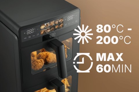 PROMIS FRYTOWNICA BEZTŁUSZCZOWA PIONOWA PODWÓJNA 1