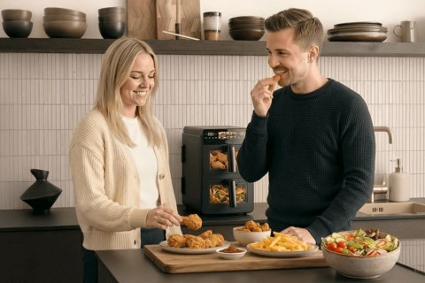 PROMIS FRYTOWNICA BEZTŁUSZCZOWA PIONOWA PODWÓJNA 1