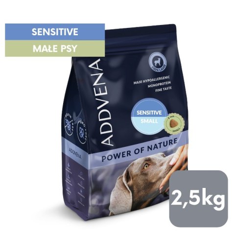 ADDVENA POWER OF NATURE Sensitive dla psów wrażliwych małych ras 2,5kg
