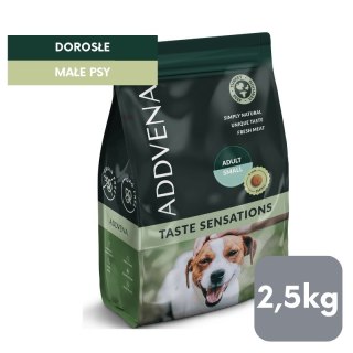 ADDVENA TASTE SENSATIONS dla dorosłych psów małych ras 2,5kg