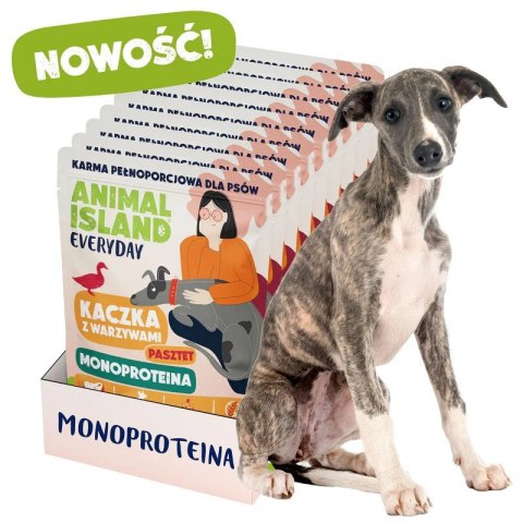 ANIMAL ISLAND Monoproteinowa kaczka karma dla psa 9x300g