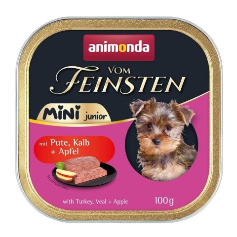 ANIMONDA Vom Feinsten Mini Junior with Turkey, veal + apple 100g