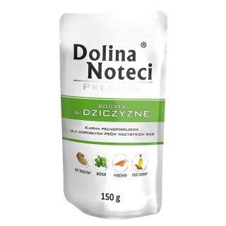 DOLINA NOTECI Premium bogata w dziczyznę - mokra karma dla psa - 150g