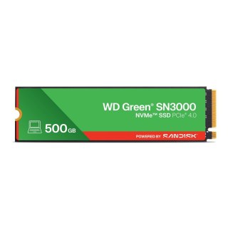 Dysk SSD WD Green SN3000 500GB M.2 NVMe WDS500G4G0E