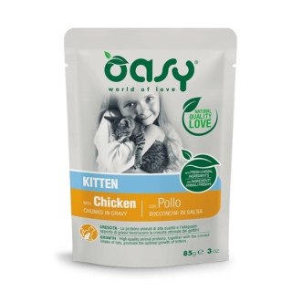 Oasy Chunks in gravy Kitten Chicken 85gr